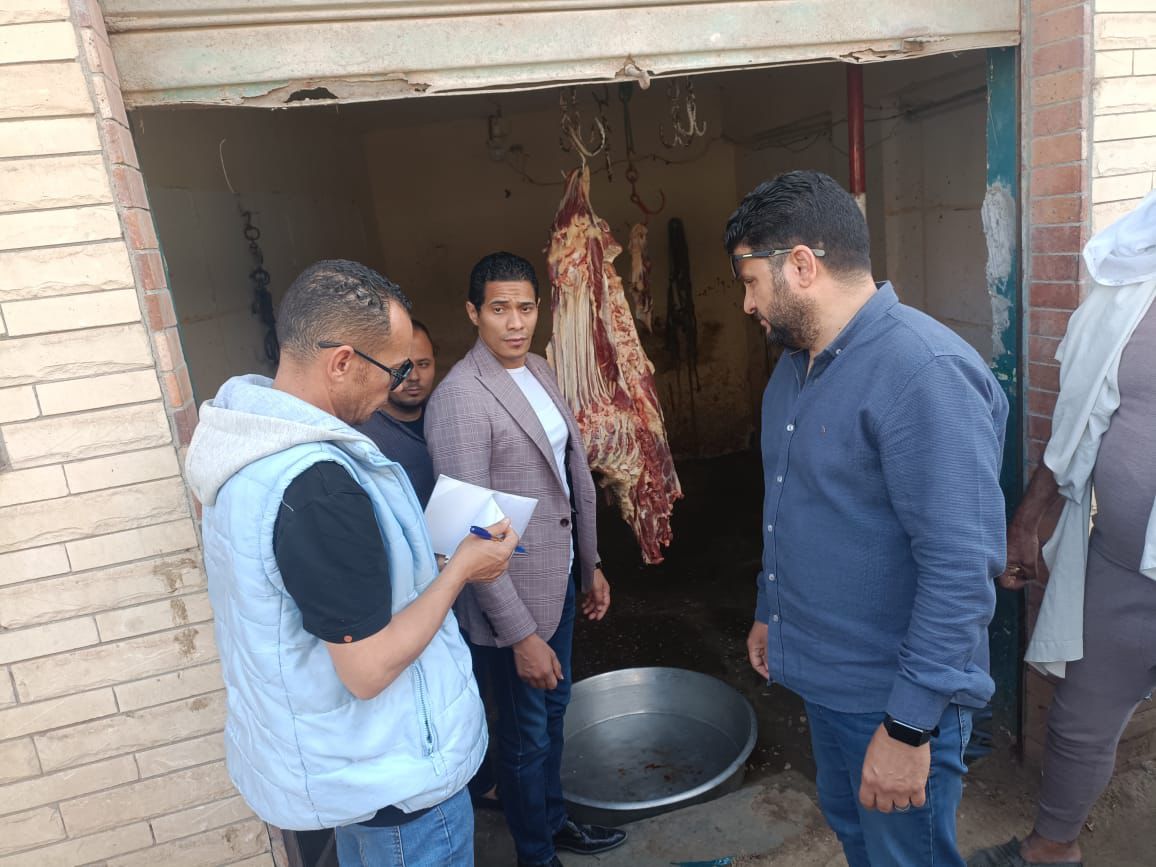 لحوم غير صالحه في الفيوم 