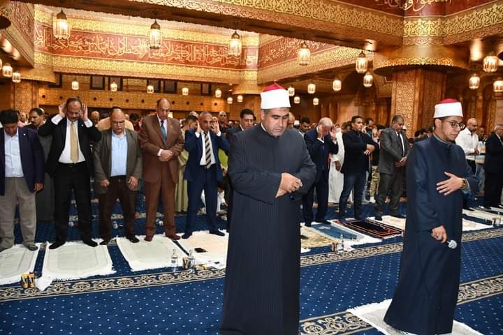 فودة يفتتح رفع كفاءة مسجد الصحابة بشرم الشيخ