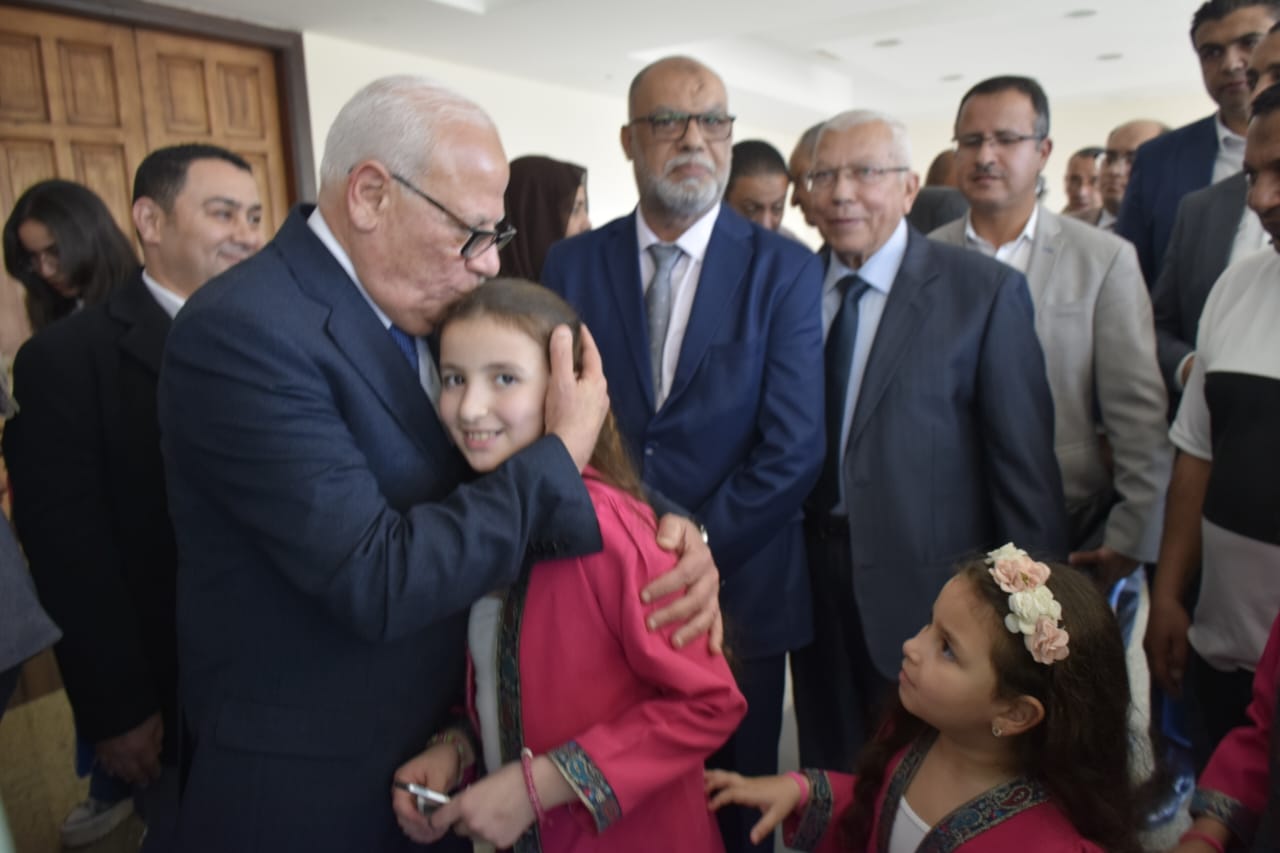 محافظ بورسعيد يستقبل المهنئين بعيد الفطر المبارك 