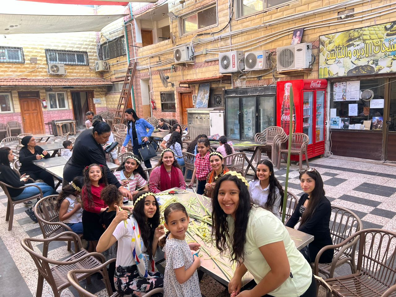 احتفالات أقباط بورسعيد بأحد الزعف 