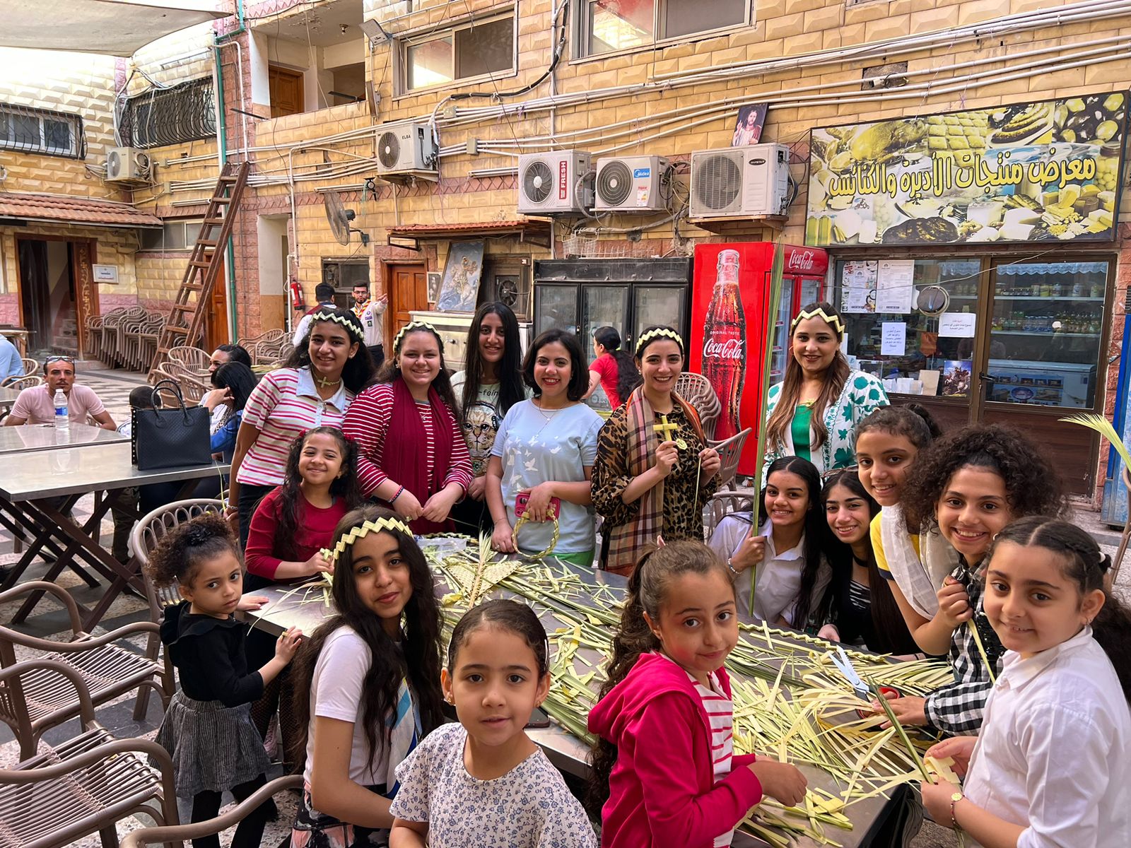 احتفالات أقباط بورسعيد بأحد الزعف 