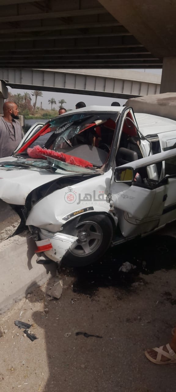 حادث تصادم بأسيوط