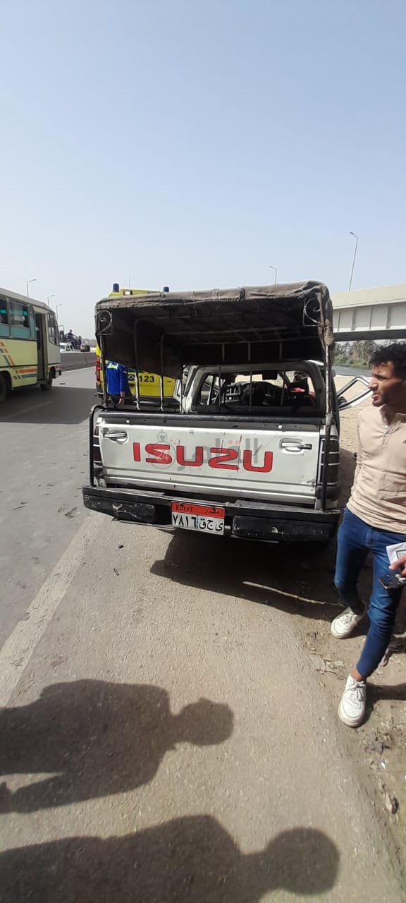 حادث تصادم بأسيوط