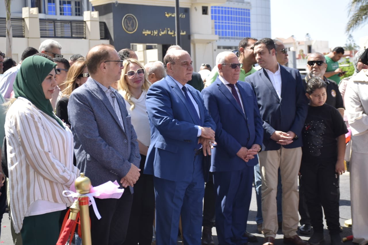 افتتاح شارع اللواء سمير فرج ببورسعيد 