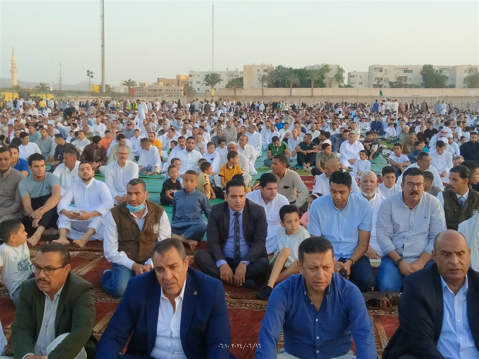  صلاة العيد باستاد طور سيناء 