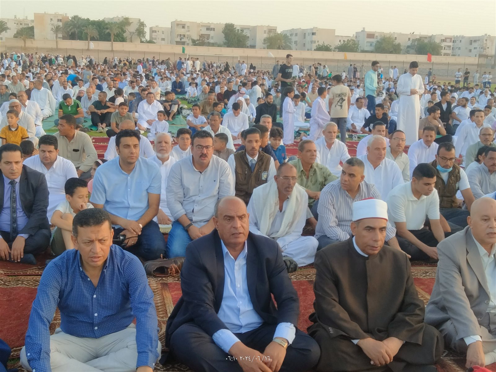  صلاة العيد باستاد طور سيناء 