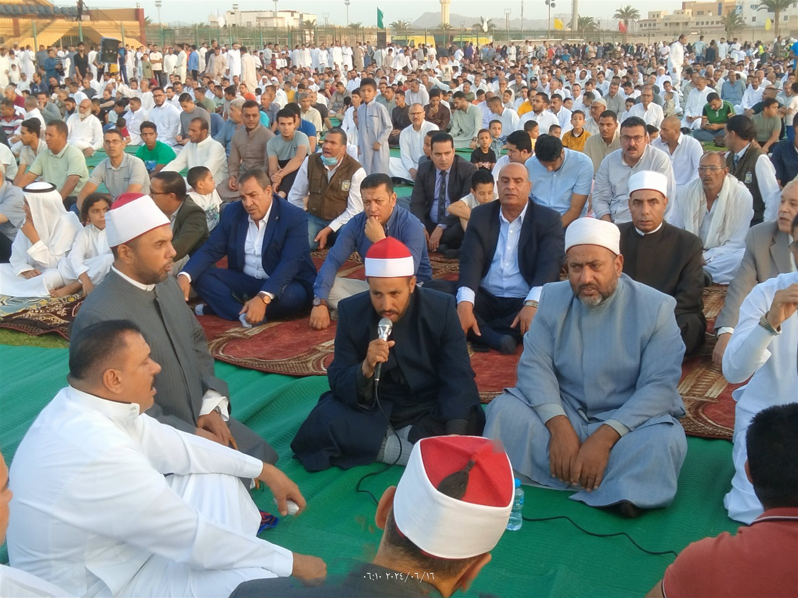  صلاة العيد باستاد طور سيناء 