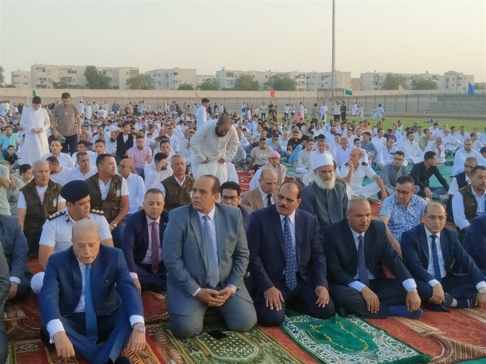  صلاة العيد باستاد طور سيناء 