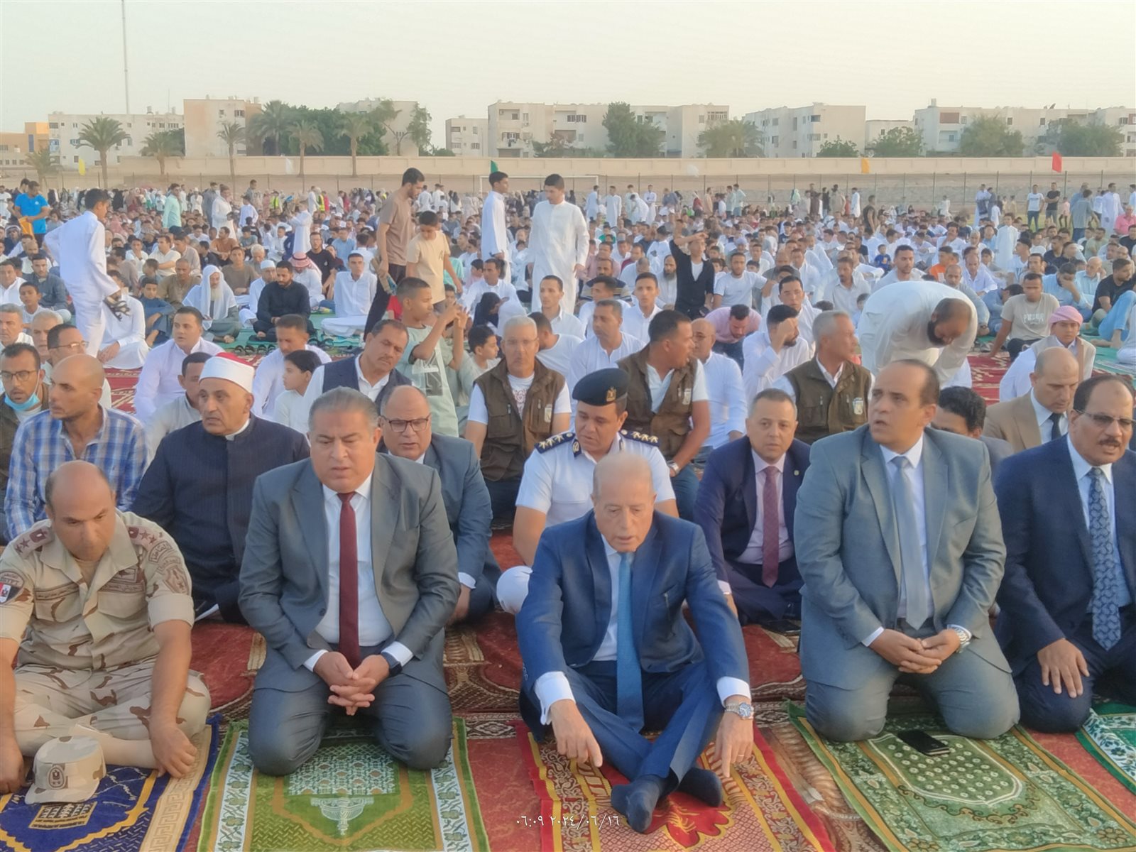  صلاة العيد باستاد طور سيناء 