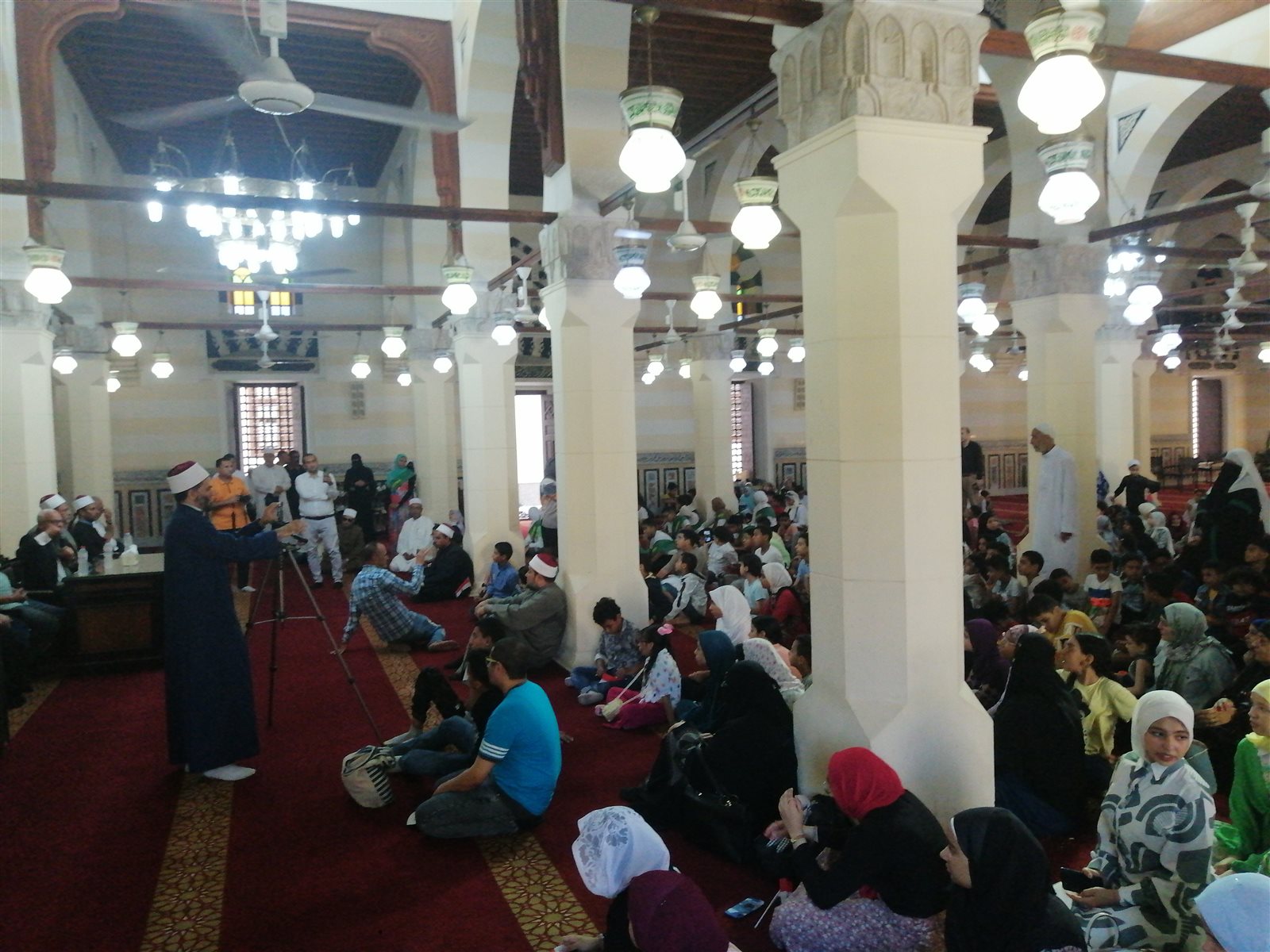 محافظ بورسعيد يفتتح البرنامج الصيفي بالمساجد