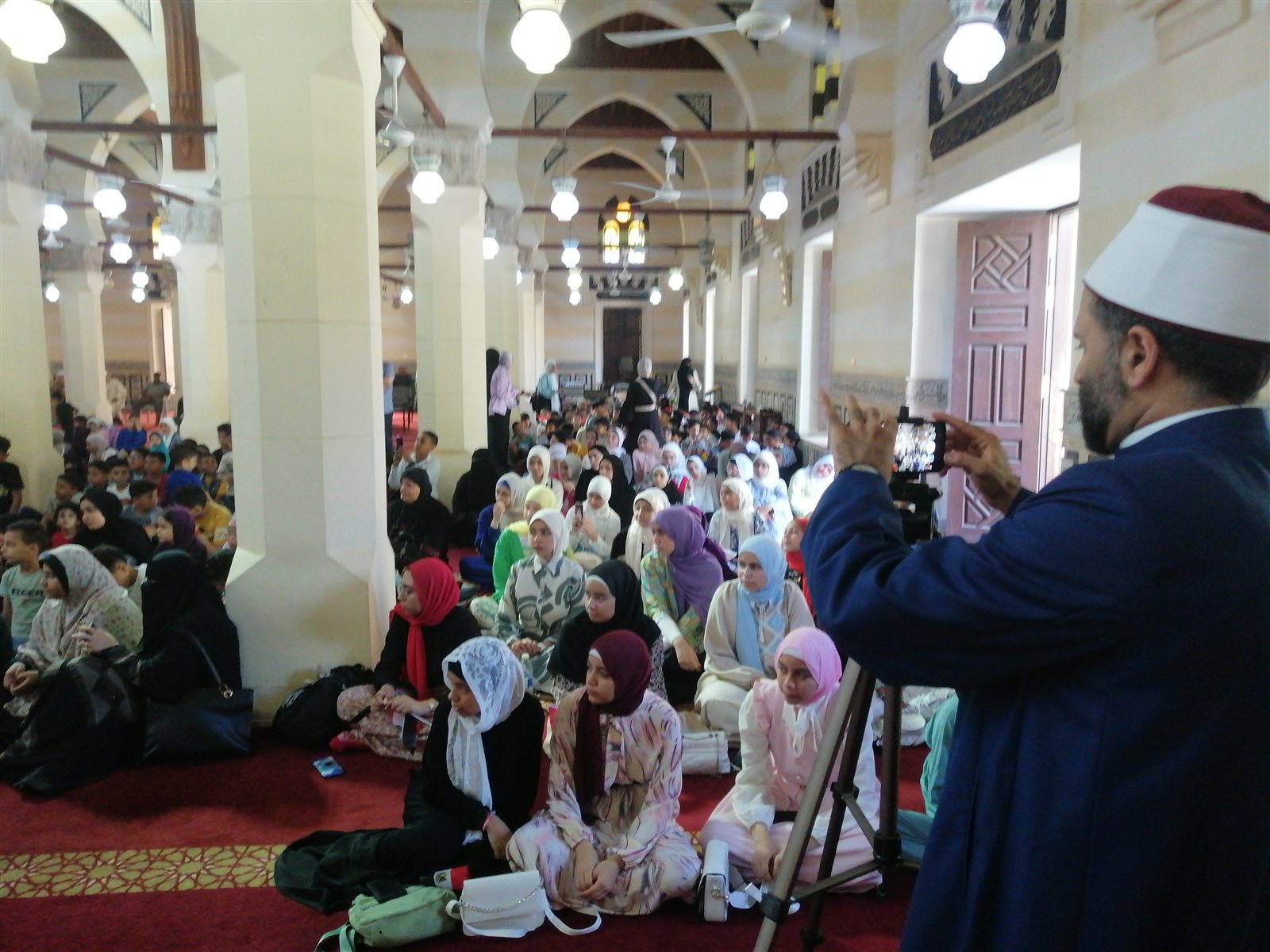 محافظ بورسعيد يفتتح البرنامج الصيفي بالمساجد