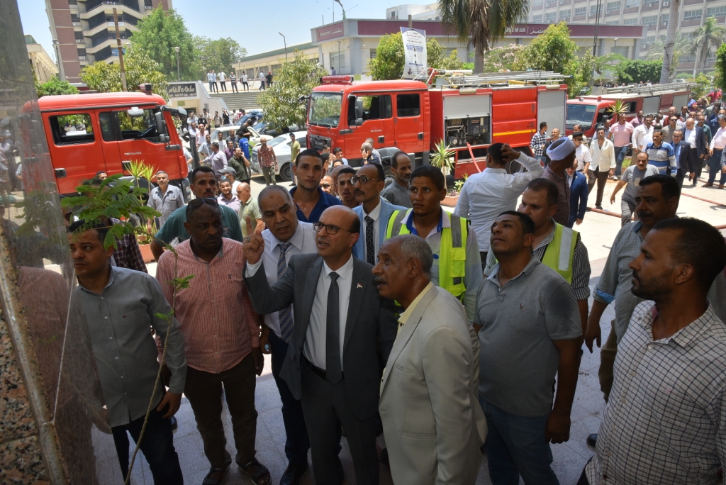 حريق كلية الطب 