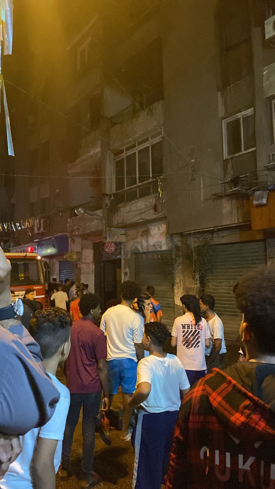 حريق ارض اللواء2