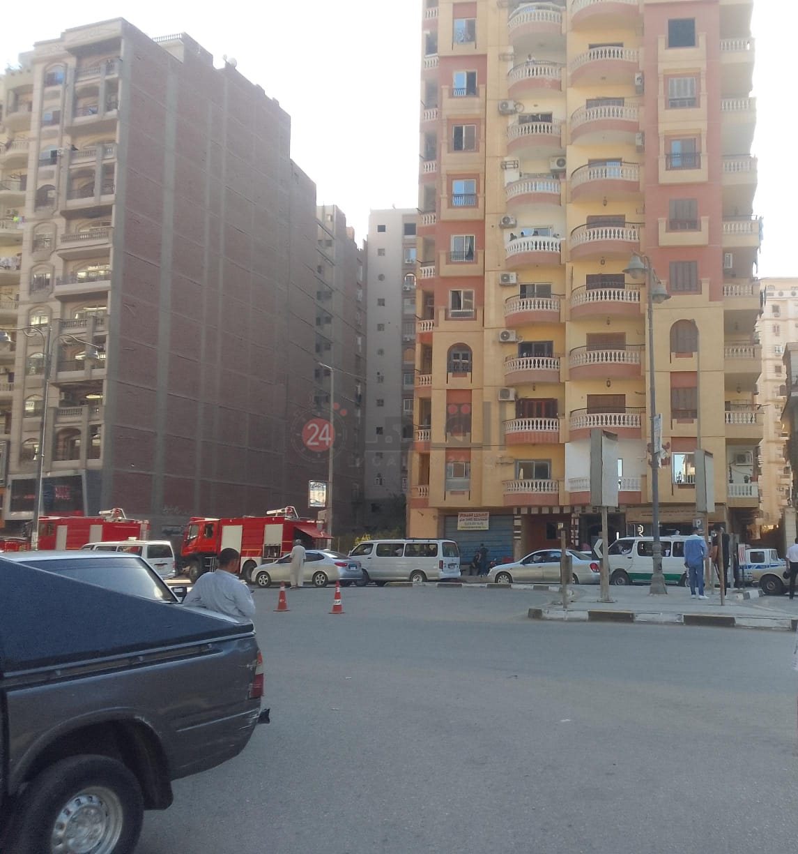 السيطرة على حريق بإحدي الشقق السكنية في الفيوم  بسبب ماس كهربائي