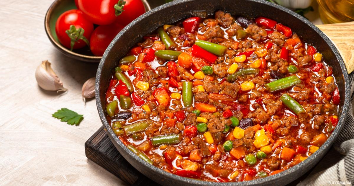 خطوات تحضير الفاصوليا الخضراء باللحمة