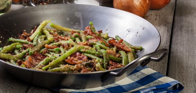 خطوات تحضير الفاصوليا الخضراء فاطمة أبو حاتي