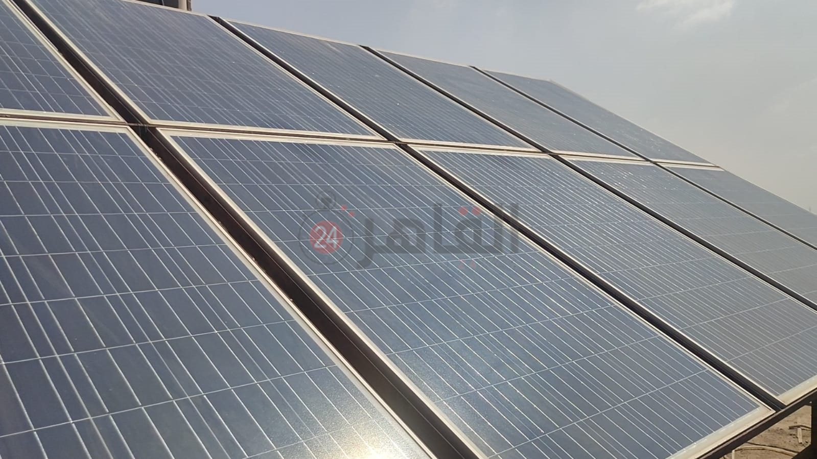 ألواح الطاقة الشمسية في قرية البسايسة 01