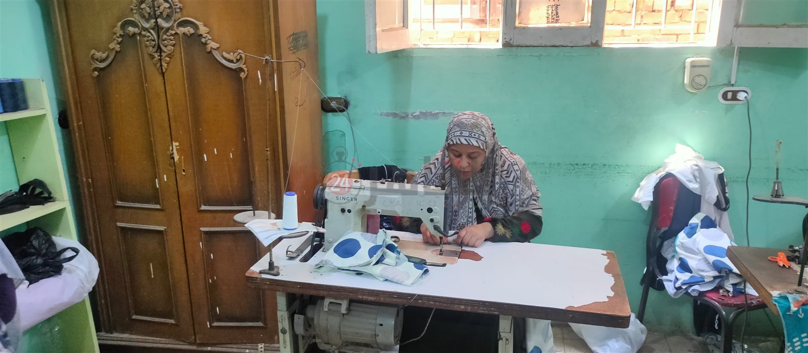 مشغل يدوي داخل جمعية البسايسة