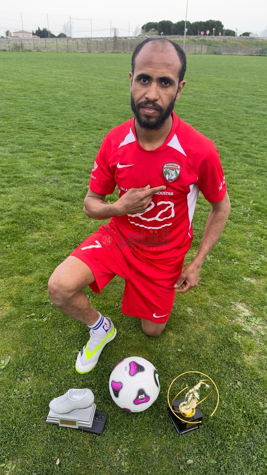 اللاعب طارق الجزار بفرنسا 