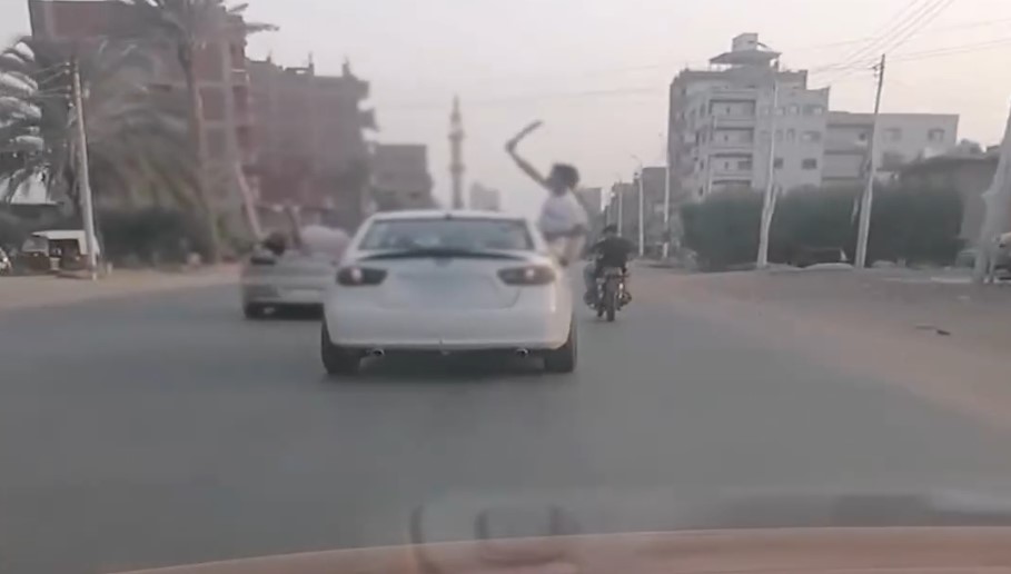 جانب من مقطع الفيديو المتداول