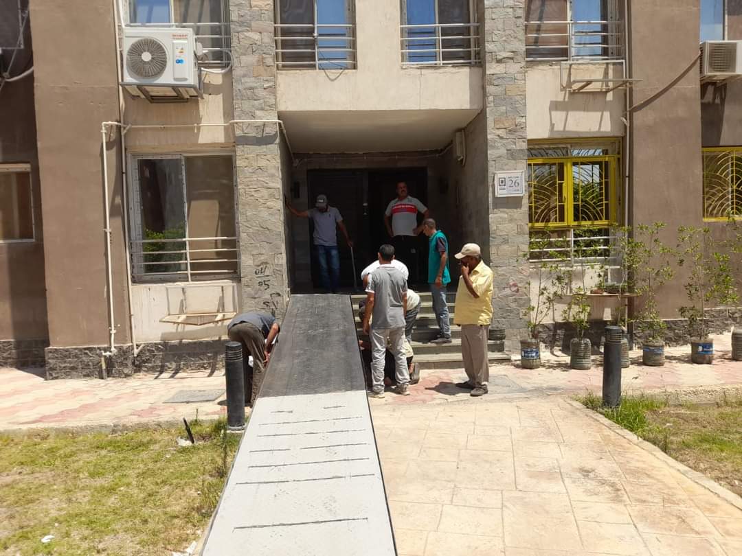 جانب من حملة الإشغالات بالعاشر من رمضان