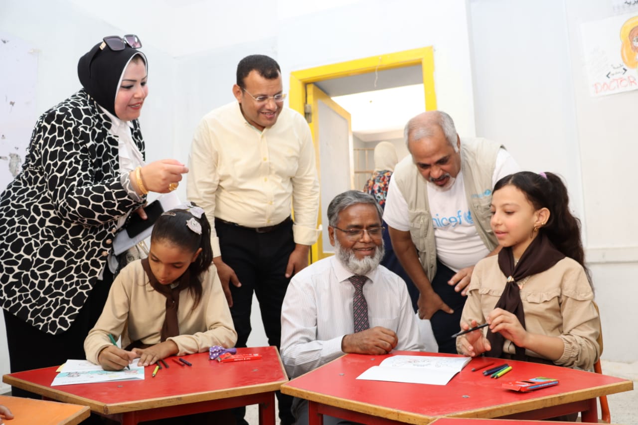 رئيس مياه الفيوم يستقبل نائب سفير اليونيسف بالقاهرة�