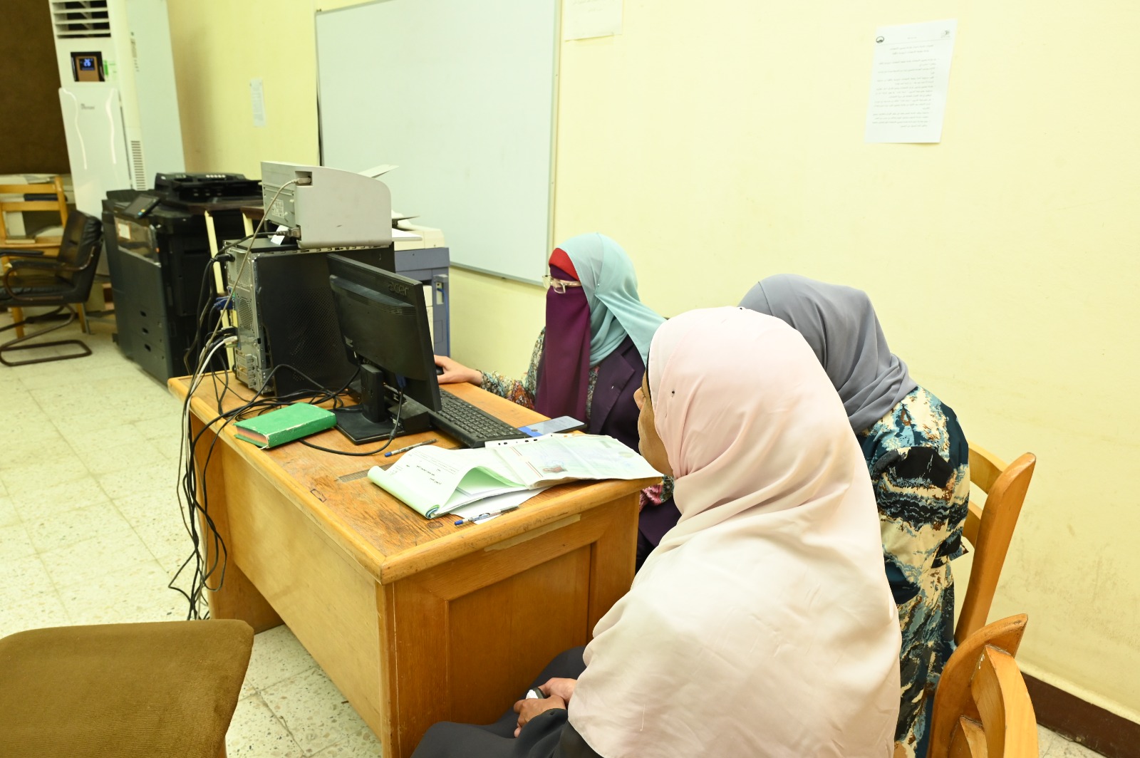 جامعة الفيوم: معامل التنسيق استقبلت 175 طالبا في المرحلة الأولى