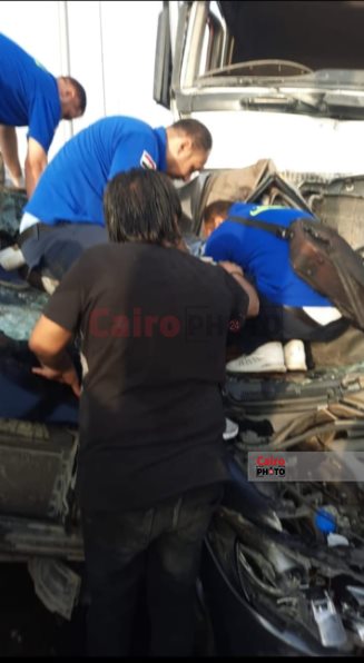 الصور الأولية لحادث الدائري