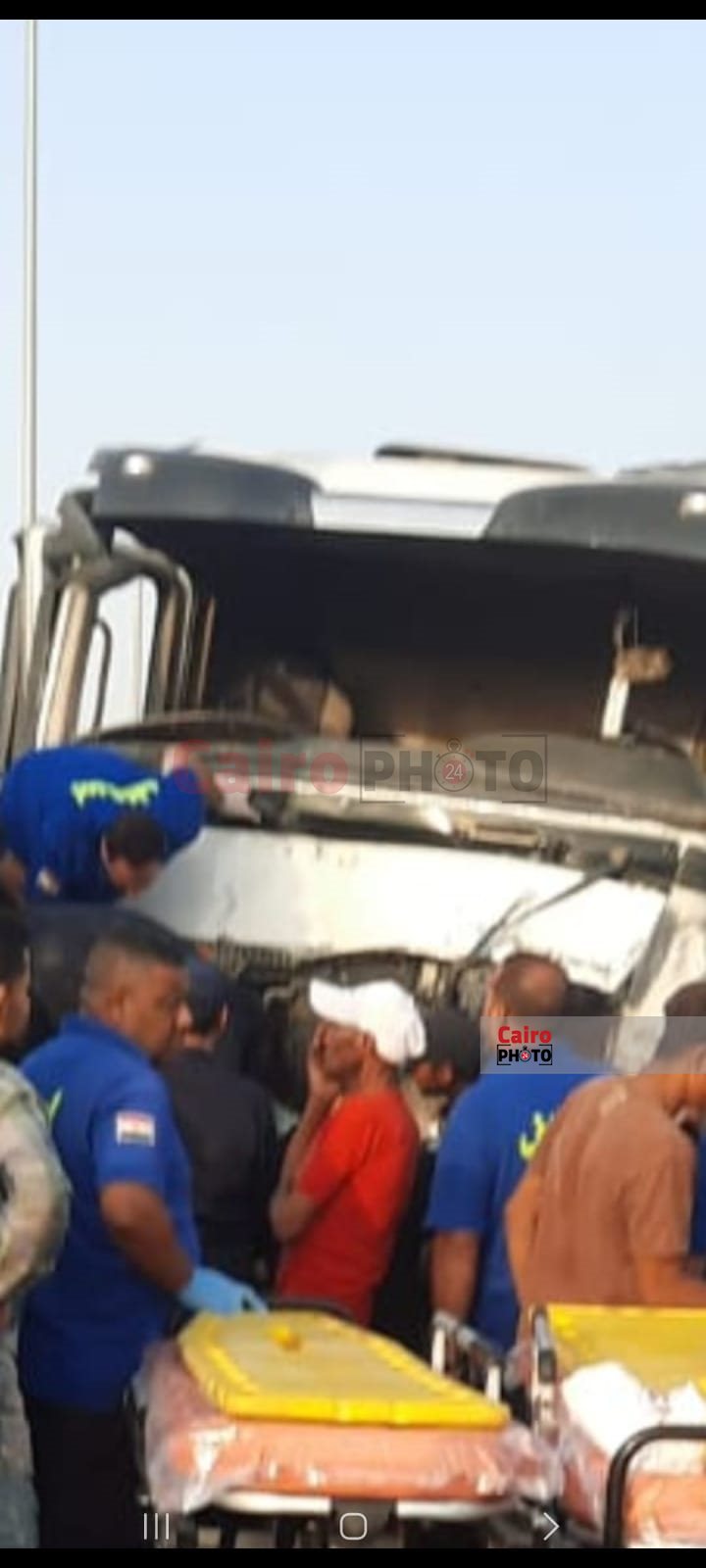 الصور الأولية لحادث الدائري