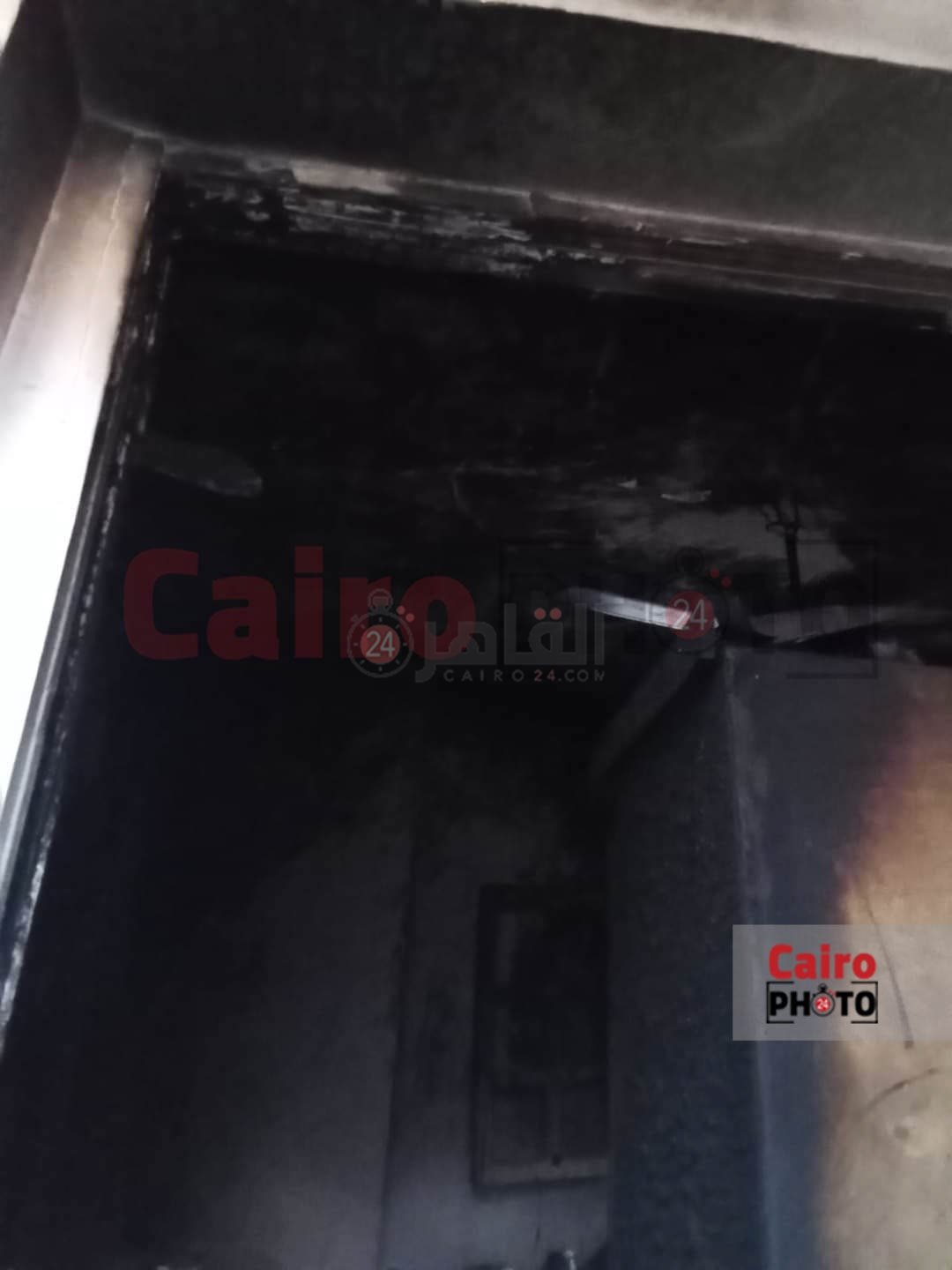 حريق منزل بالفيوم 