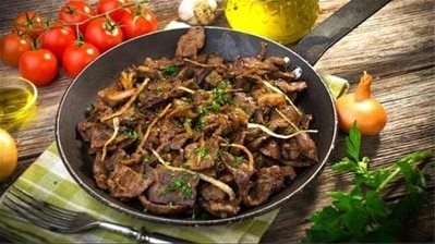 طريقة عمل الفشة بالبصل والفلفل