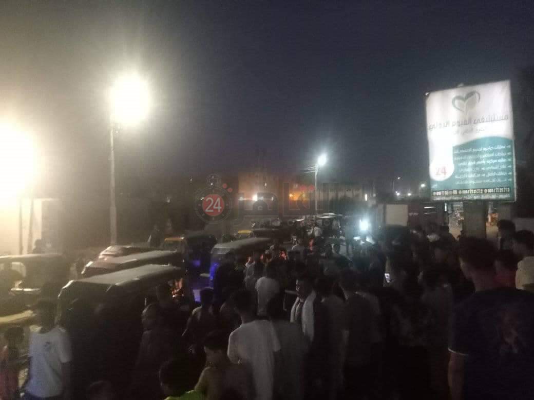 ماس كهربائى وراء احتراق 