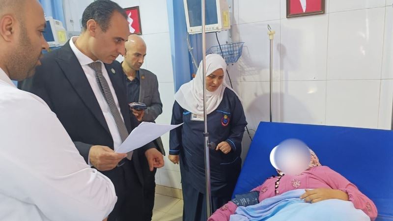 وكيل وزارة الصحة يطمئن على المصابين 03