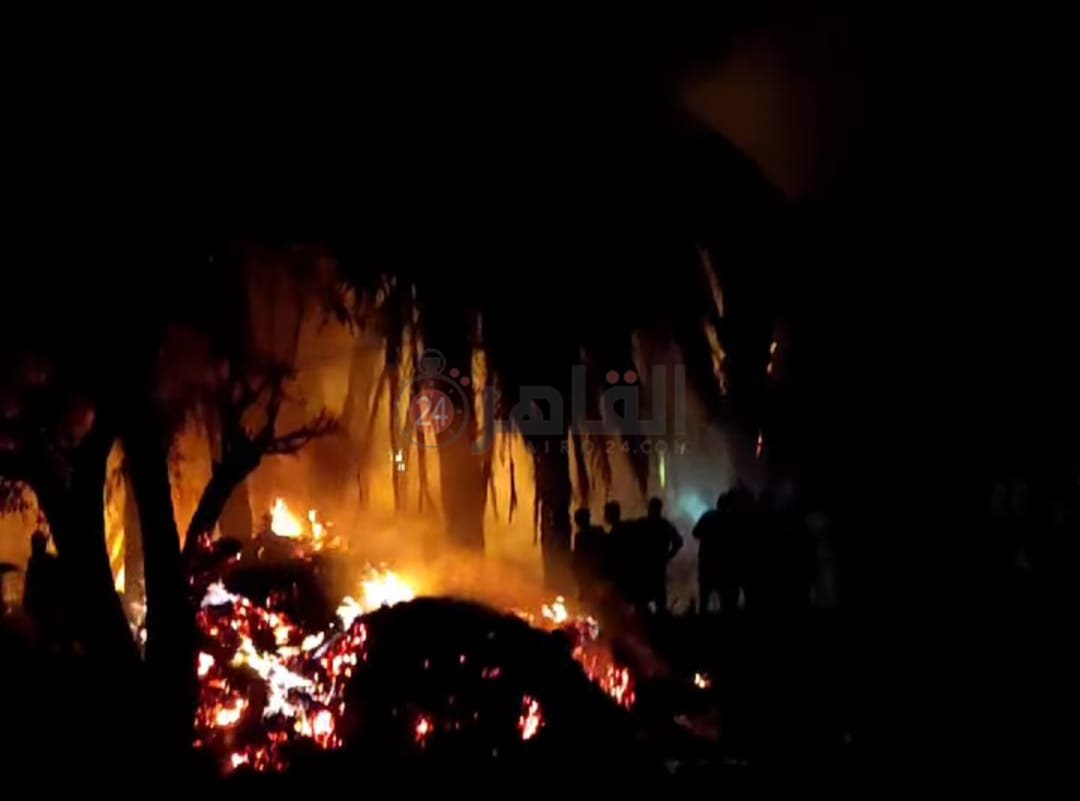 جانب من الحريق 