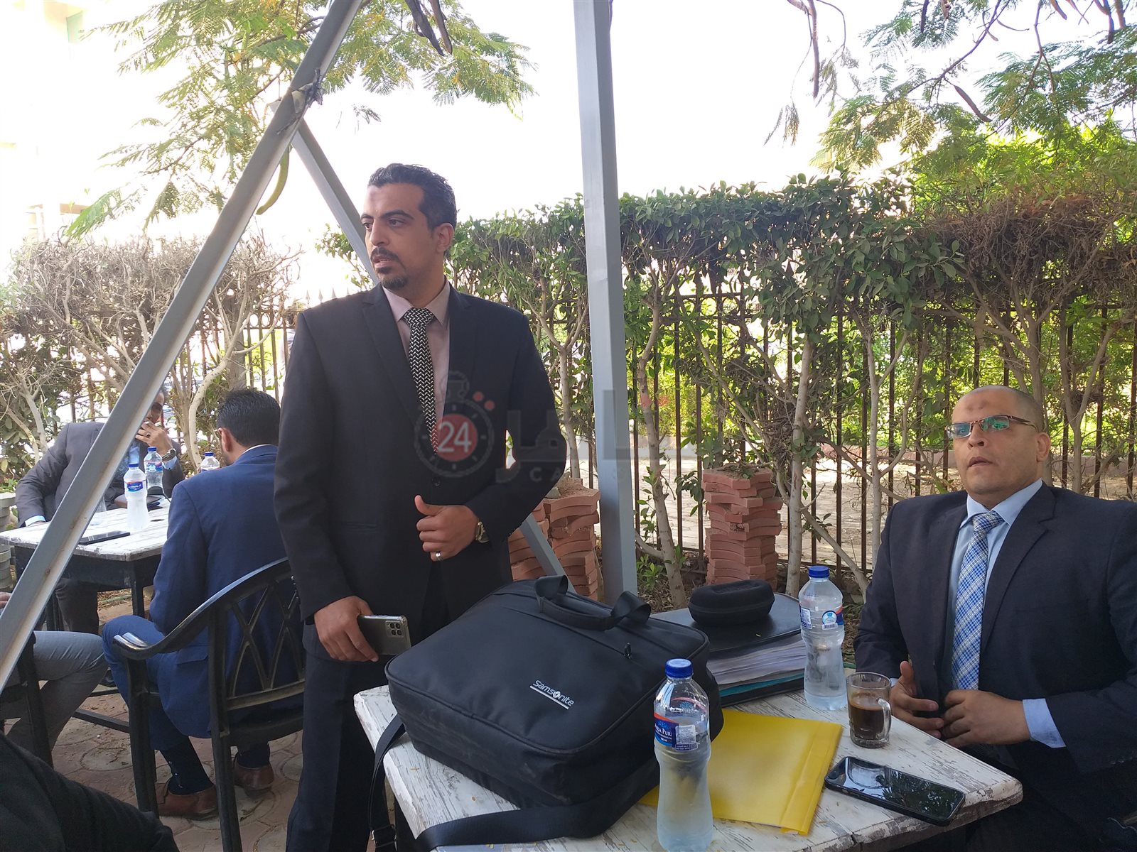  فرد الأمن المعتدى عليه من إمام عاشور (1)