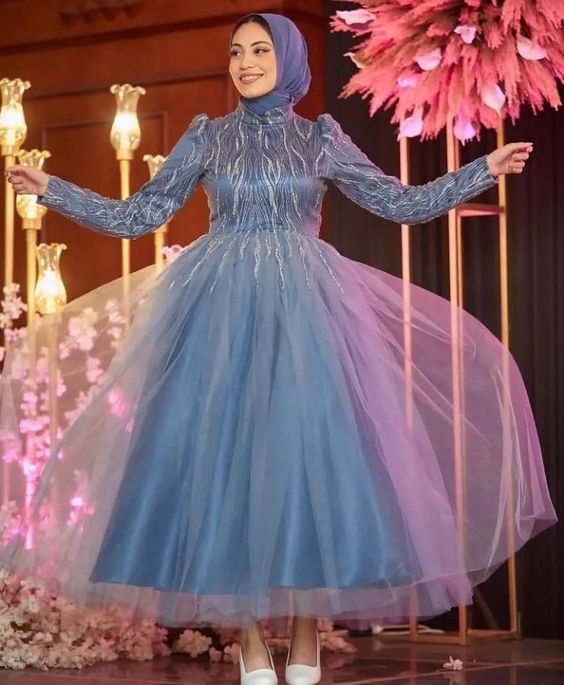 فساتين خطوبة محجبات