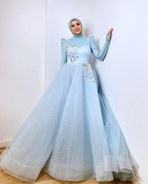 فساتين خطوبة محجبات