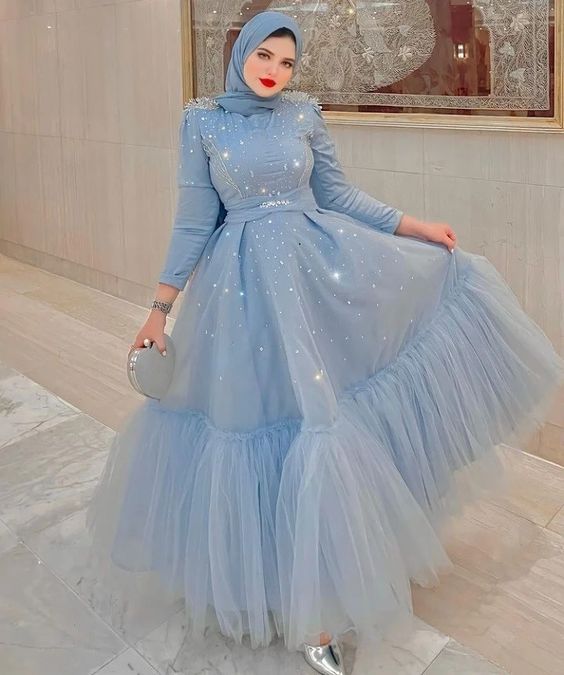 فساتين خطوبة محجبات