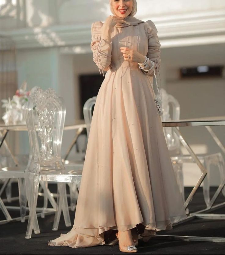 فساتين خطوبة محجبات