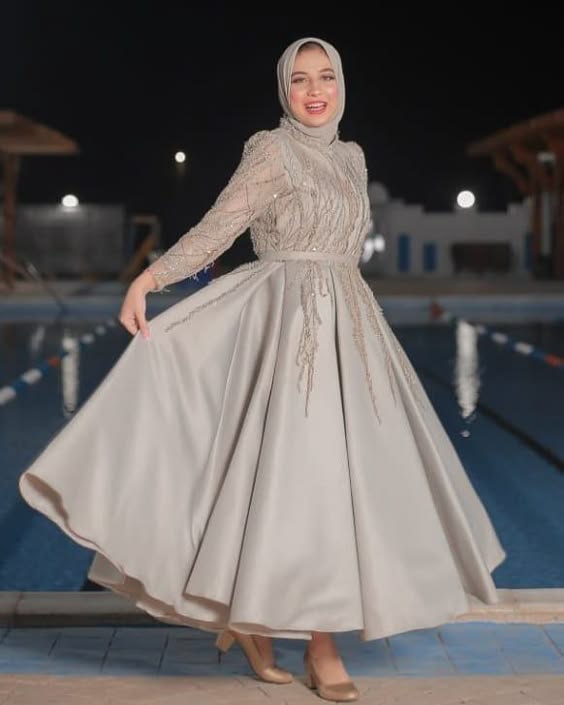 فساتين خطوبة محجبات