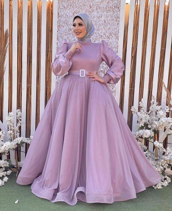 فساتين سواريه بسيطة وشيك للمحجبات