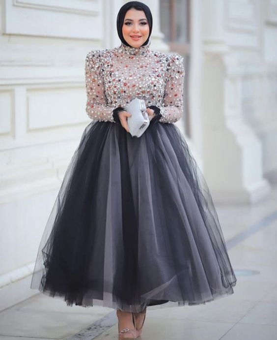 فساتين سواريه بسيطة وشيك للمحجبات