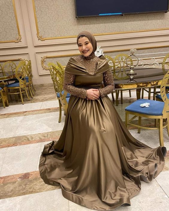 فساتين سواريه بسيطة وشيك للمحجبات