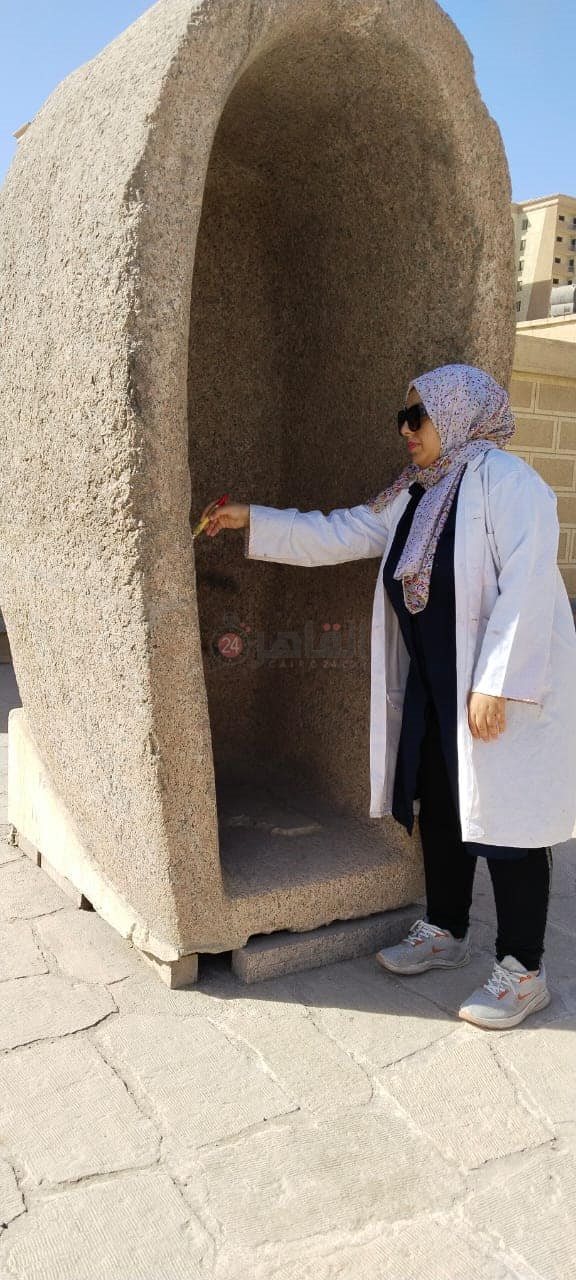 الآثار تبدأ في صيانة القطع الأثرية بمتحف المسلة بالمطرية (2)