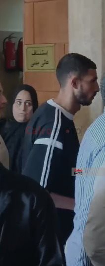 أحمد فتوح وزوجة الضحية 