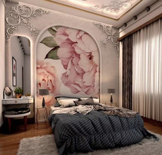 غرف نوم كلاسيك مودرن