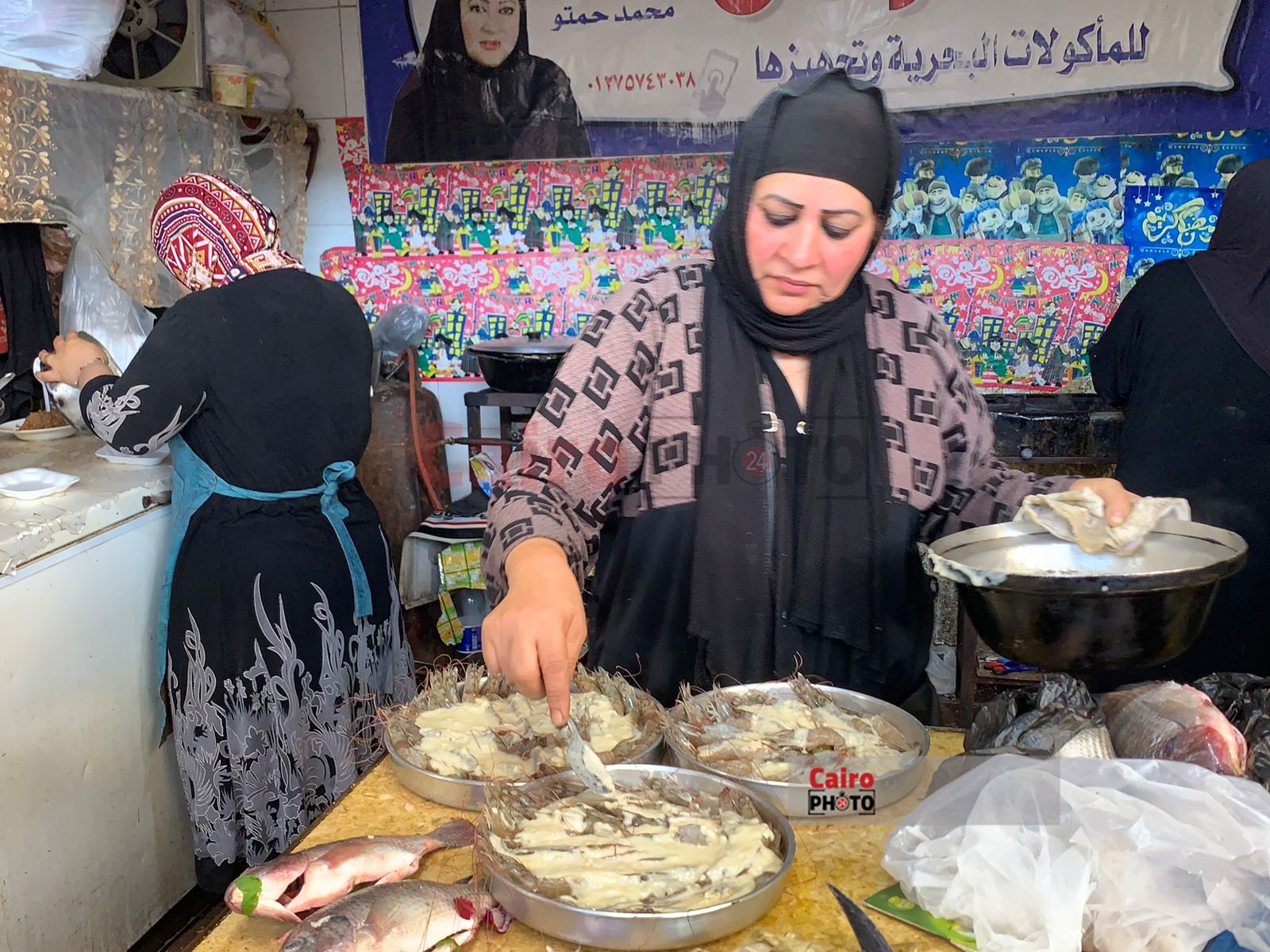 أم سمر شيف الأسماك ببورسعيد 