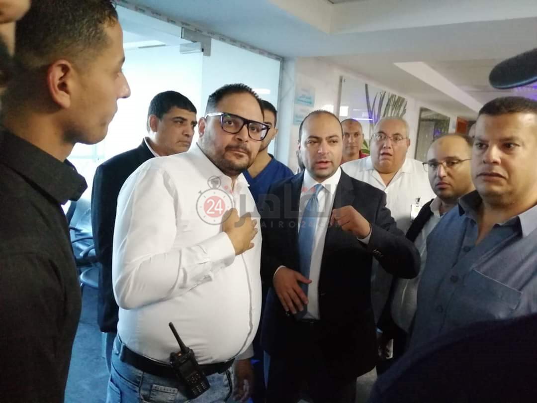 مدير هيئة الرعاية الصحية يتفقد الحالة الصحية لمصابي حادث طريق الشادر 