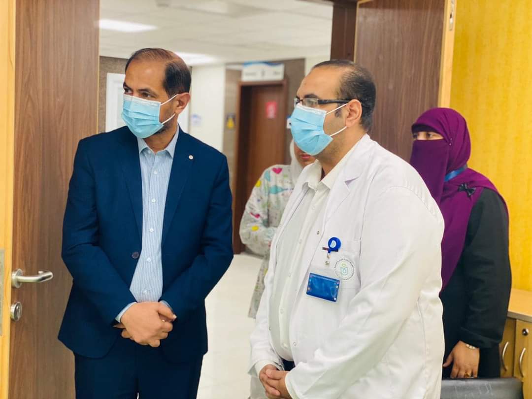 زيارة وفد العراق لمستشفيات هيئة الرعاية الصحية ببورسعيد