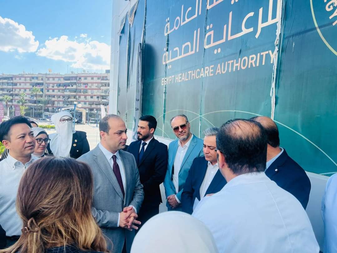 زيارة وفد العراق لمستشفيات هيئة الرعاية الصحية ببورسعيد